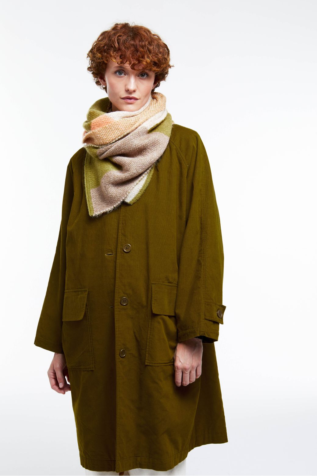 Maposie Peach Celeste Knitted Scarf