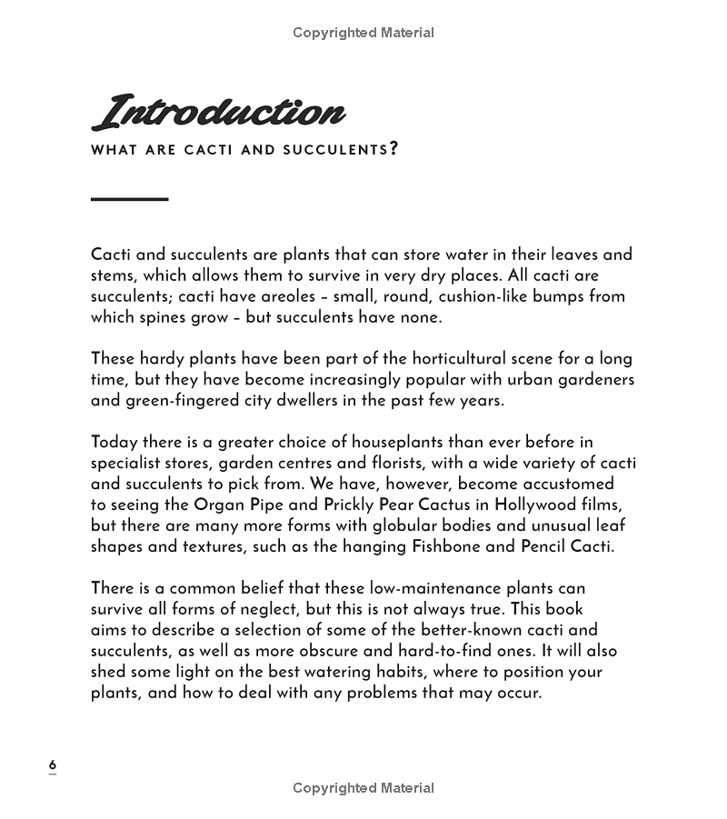 Little Book of Cacti and Other Succulents