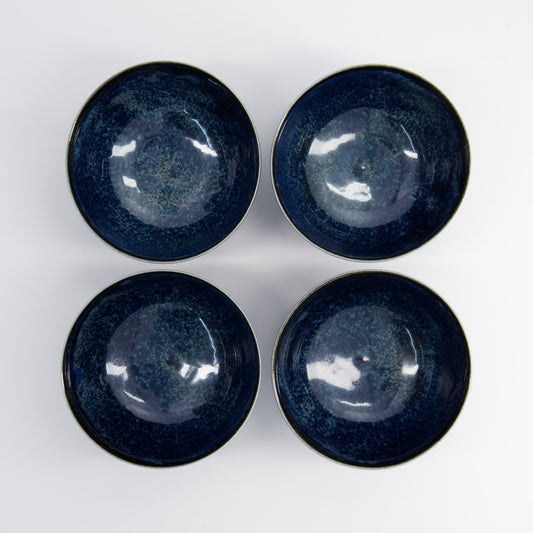 Indigo Blue Four Bowl Gift Set