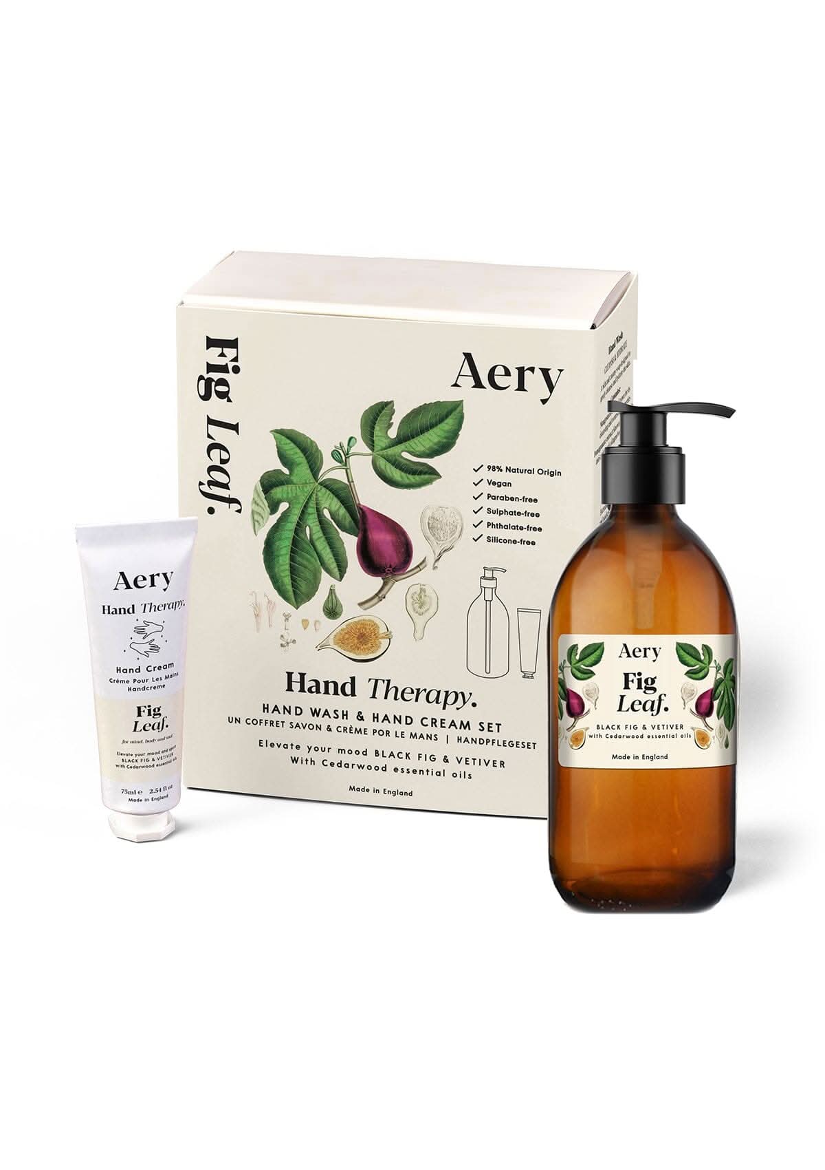Fig Leaf Hand Therapy Set - Hand Wash and Hand Cream