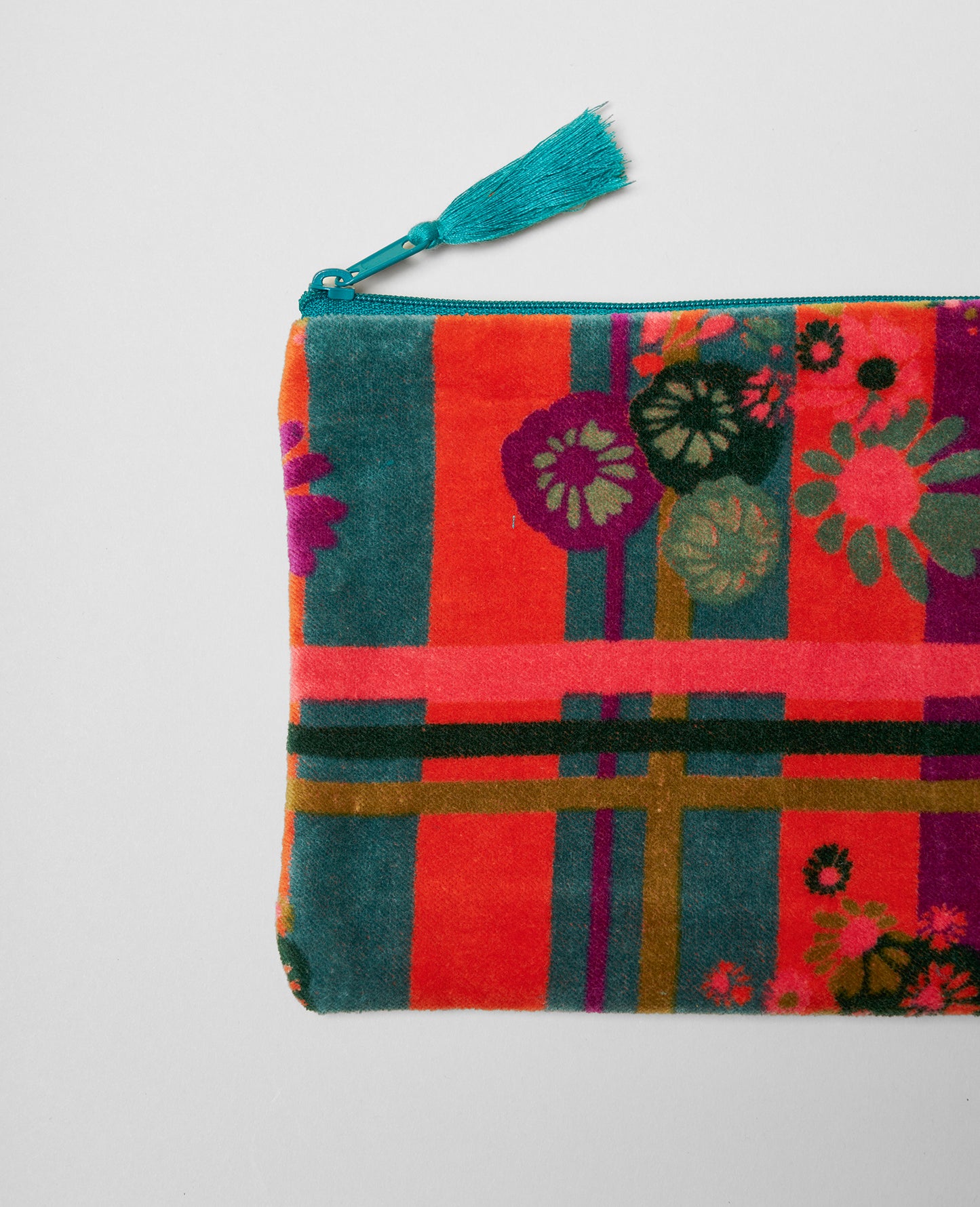 Medium Zipped Pouch - Dundee Orange