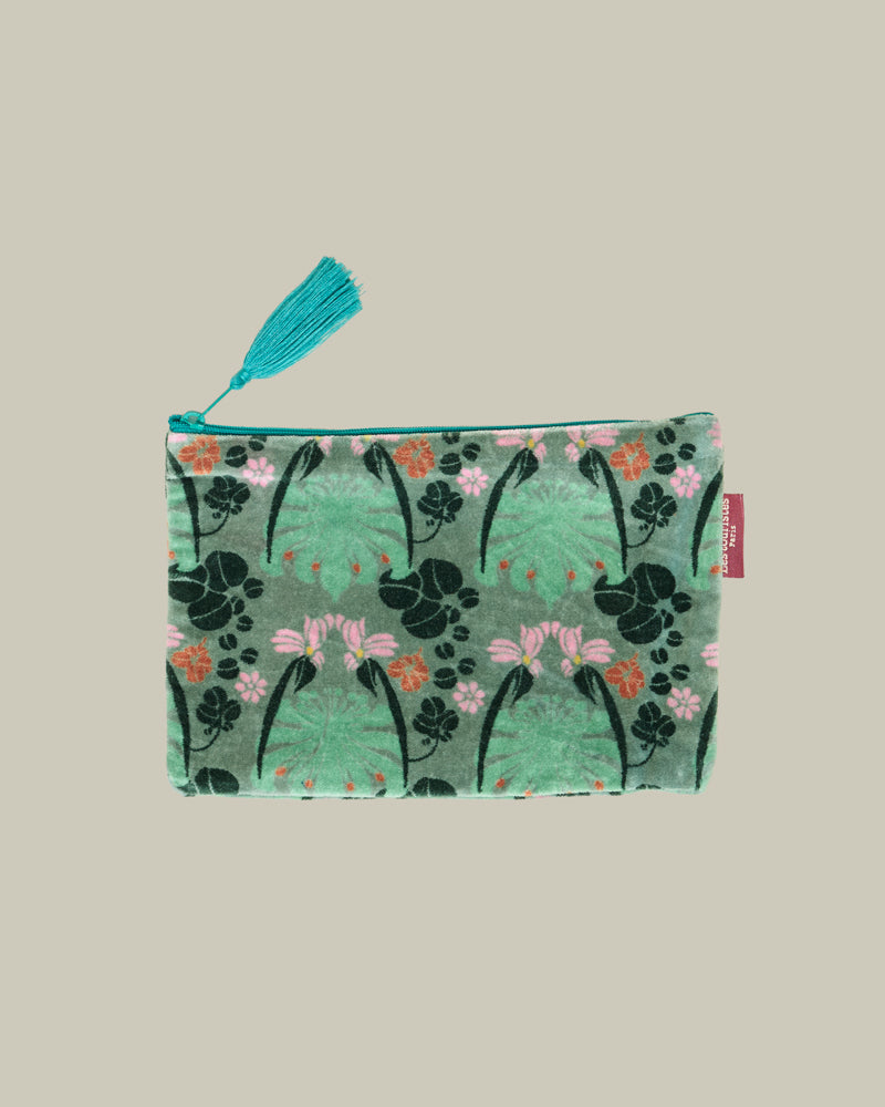Medium Zipped Pouch - William Sage Green
