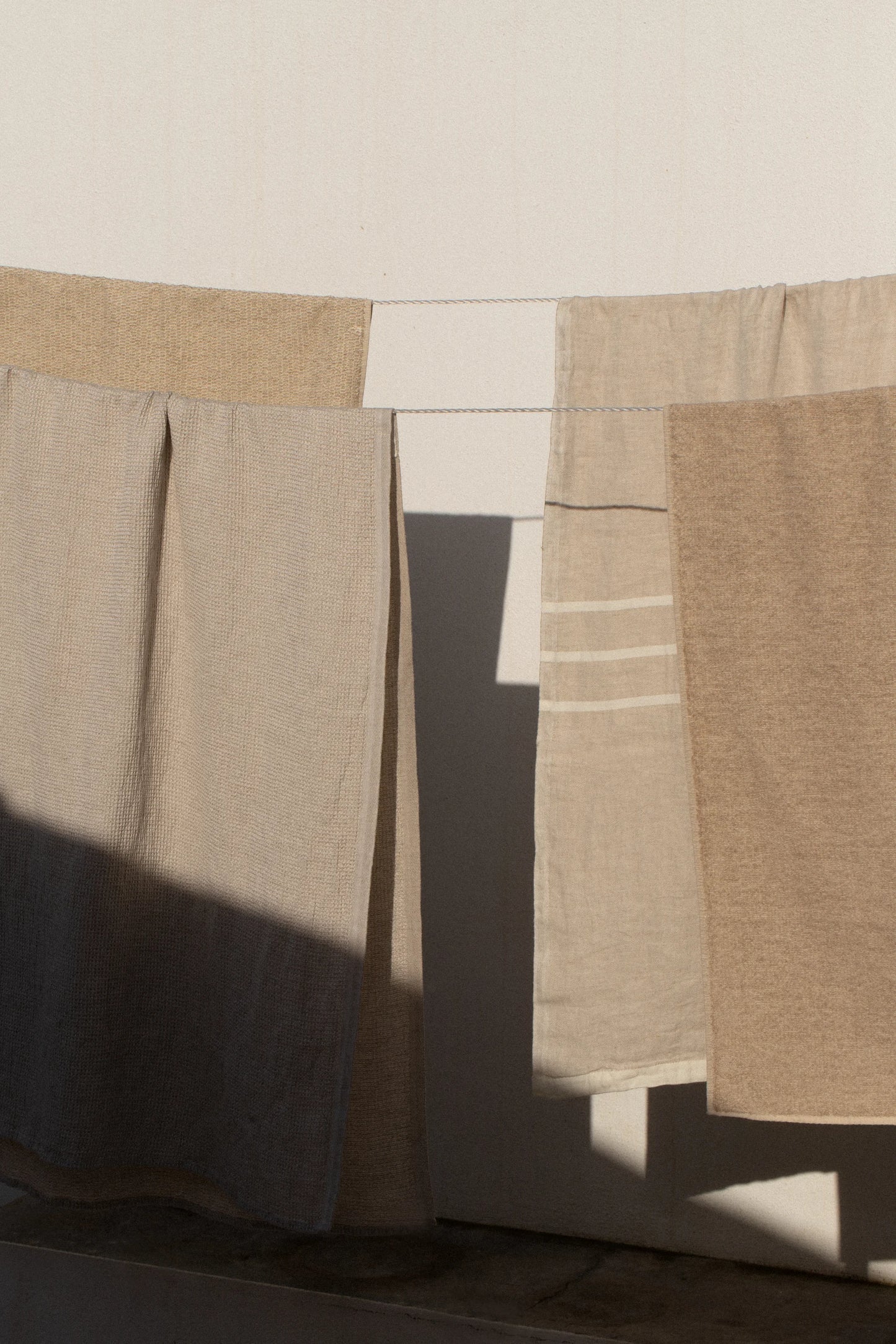 KIVI Terry Linen Towel - White Linen
