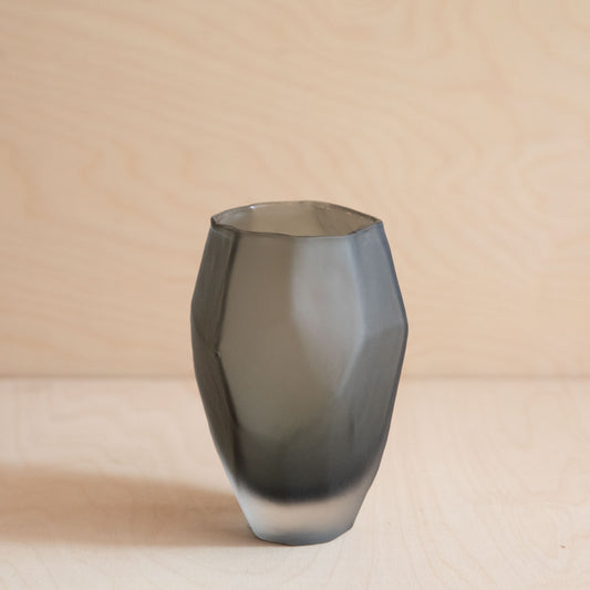 Hand Carved Vase | Short | Faceted