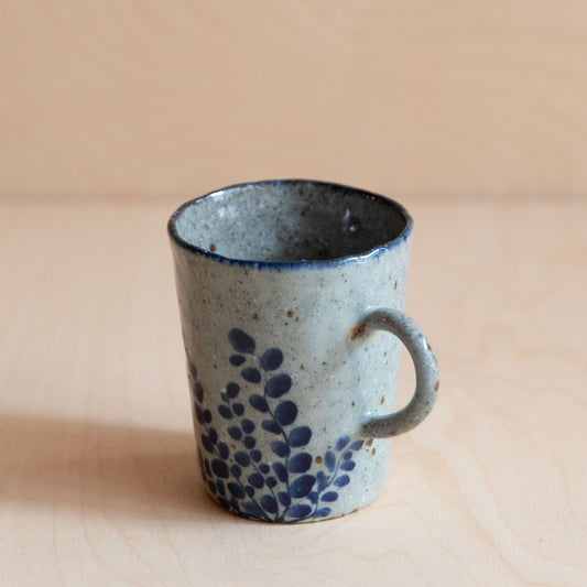 Course Clay Teacup with Blue Ivy 04 by Zhang Min