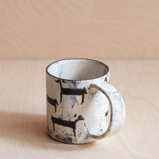 Black Dog Ceramic Mug