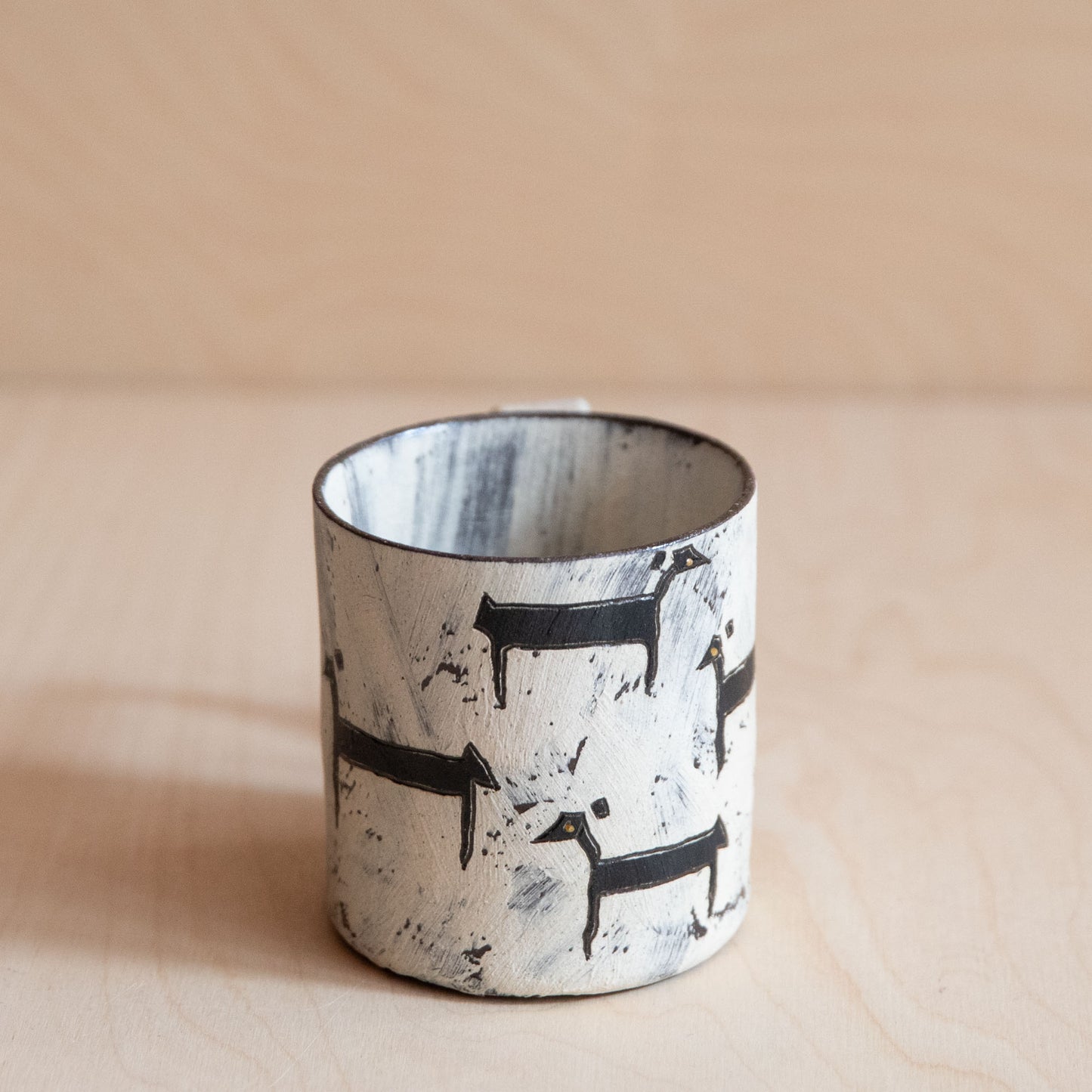 Black Dog Ceramic Mug