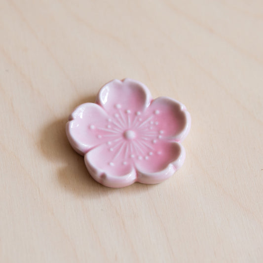 Pink Sakura Chopstick Pebble Rest