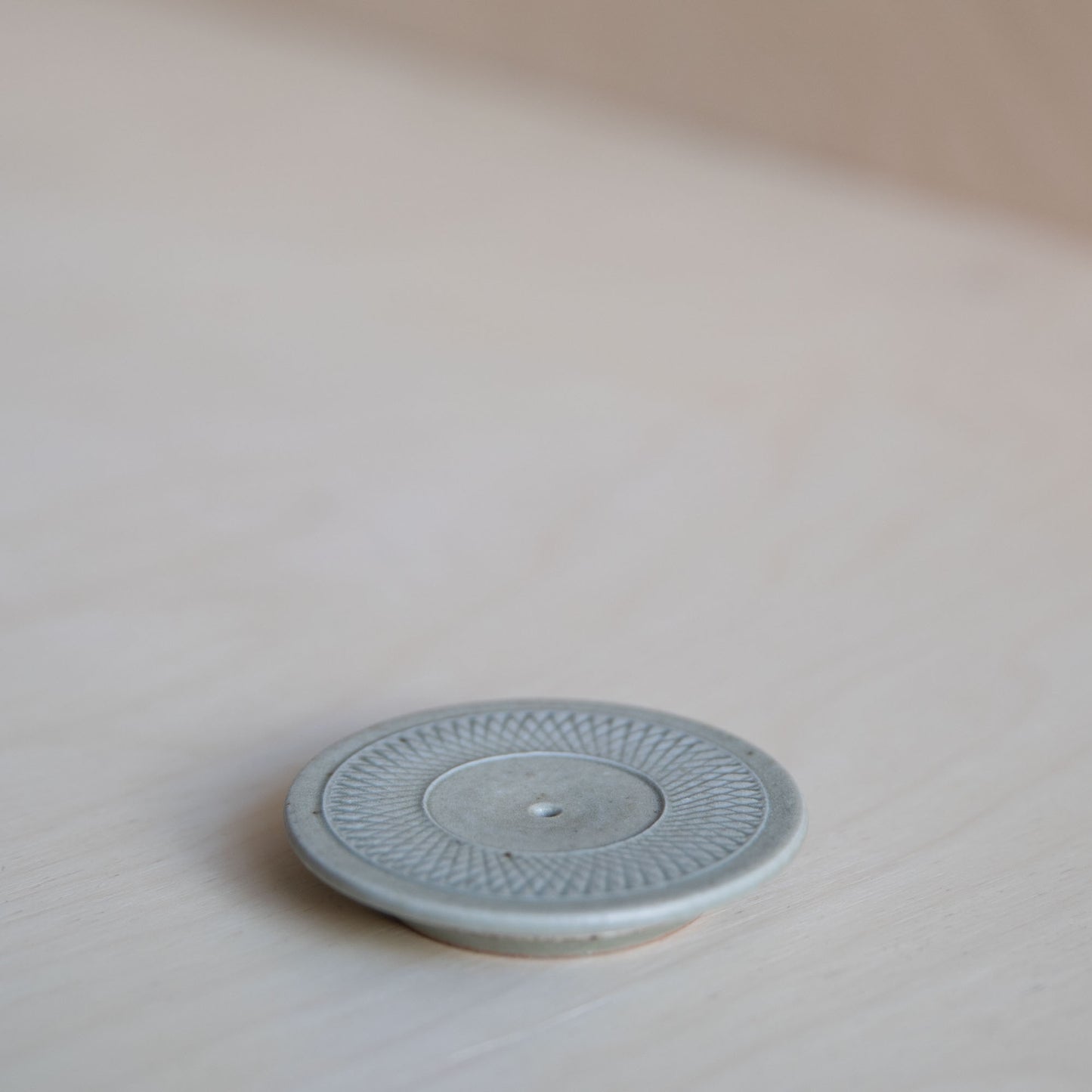 Green Lattice Ceramic Incense Holder 05 Wang Xinghua