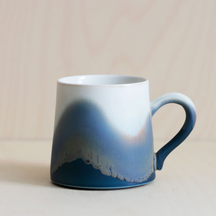 Porcelain Mountain Sea Glaze Mug
