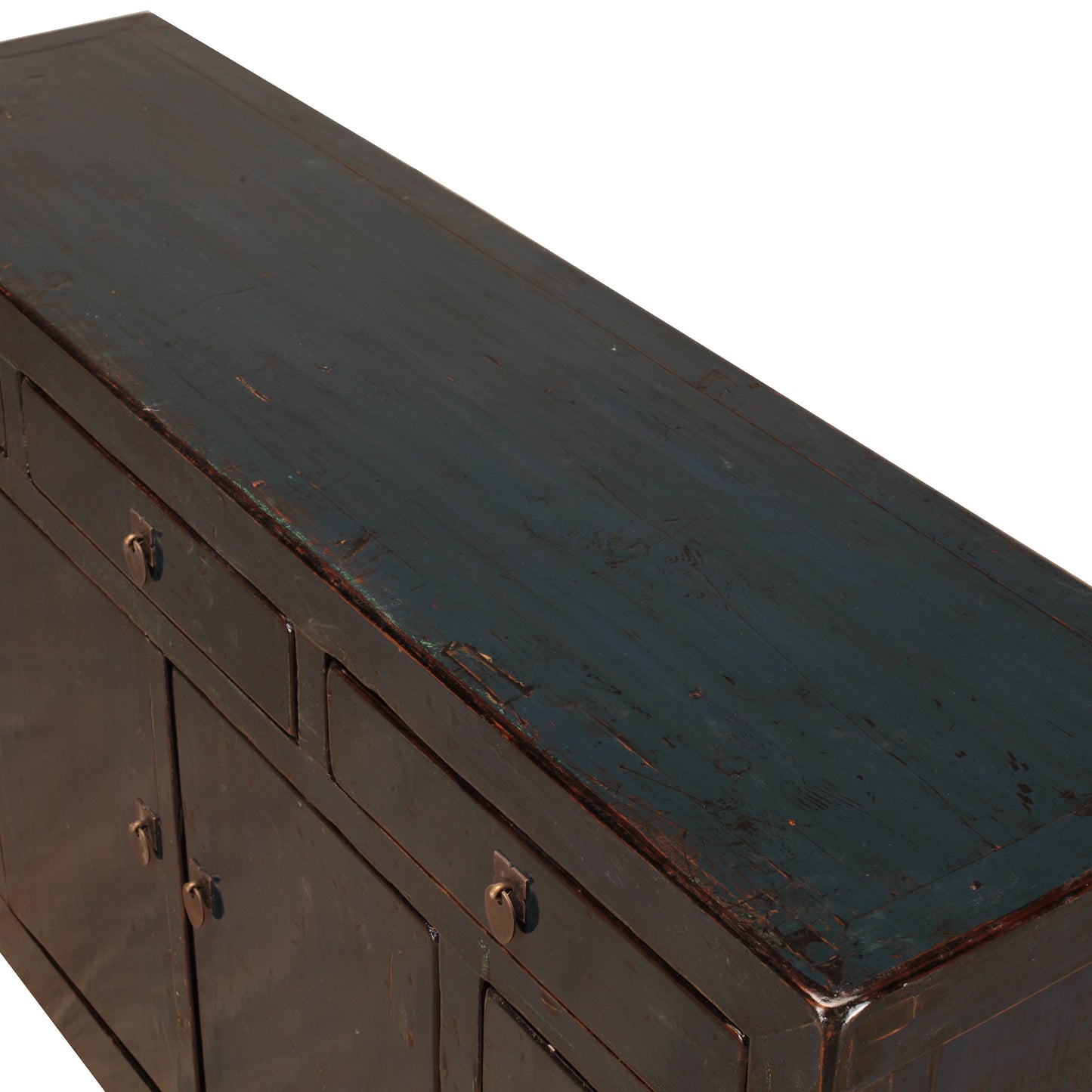 vintage dark blue cabinet