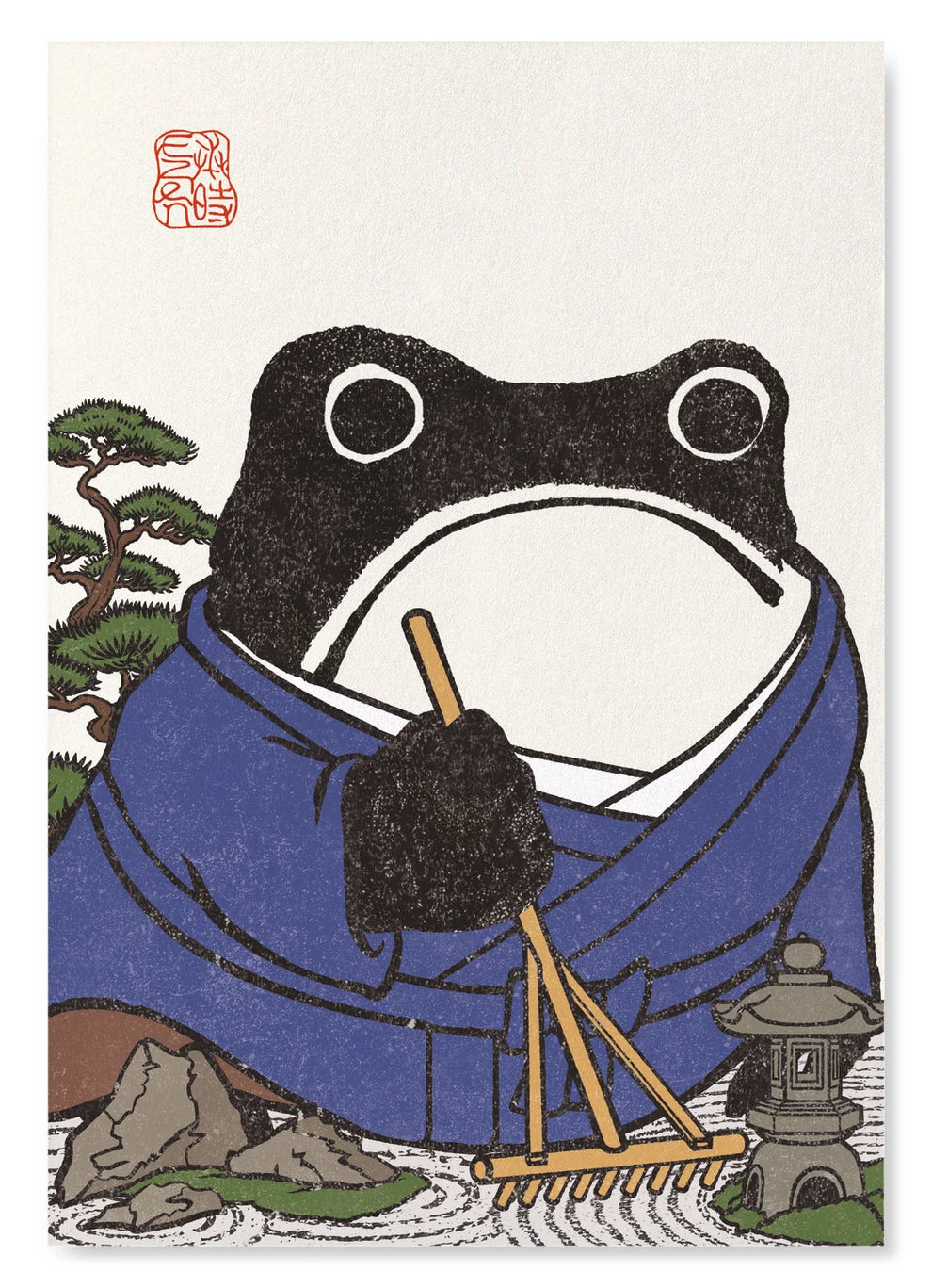 Zen Garden Frog | Size A4