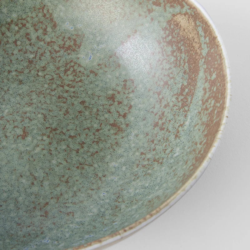Green Oval Bowl