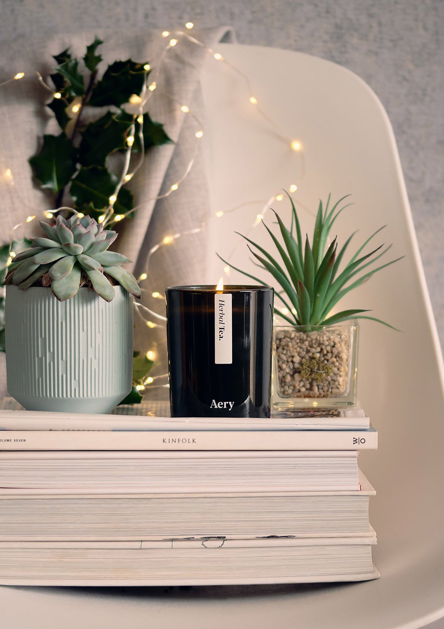 Herbal Tea Scented Candle - Chamomile Lavender and Eucalyptus