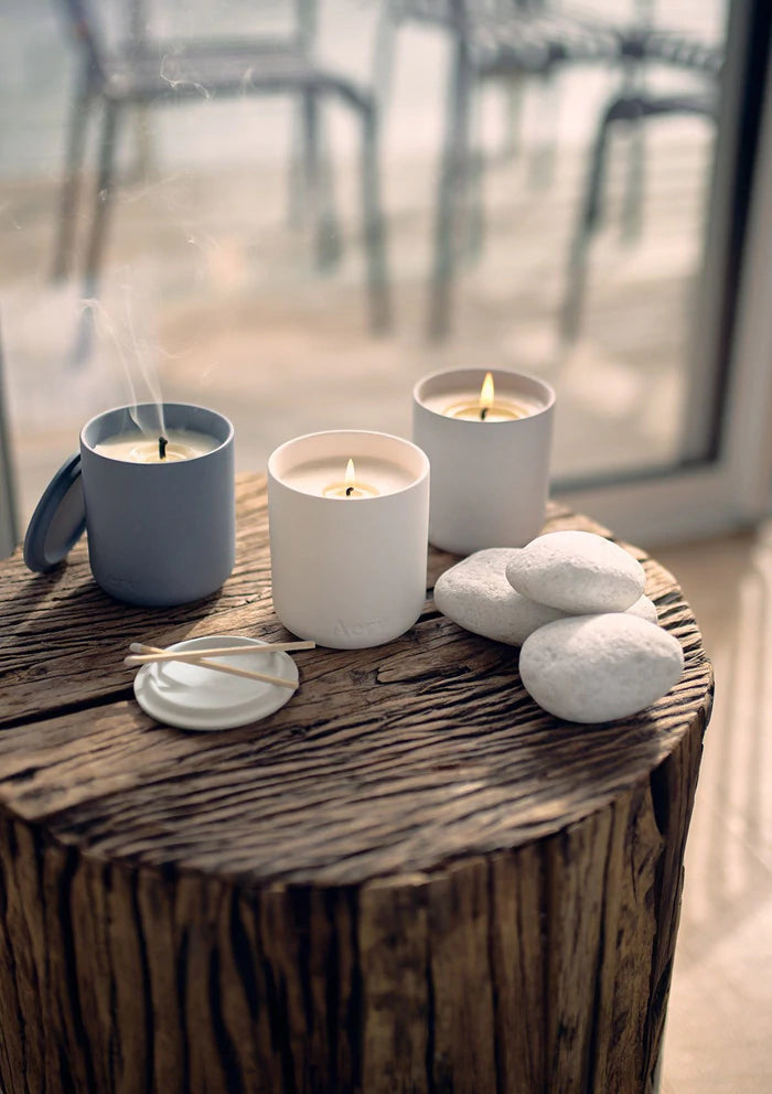 japanese garden candle, Apple Pomegranate and Musk scented candle