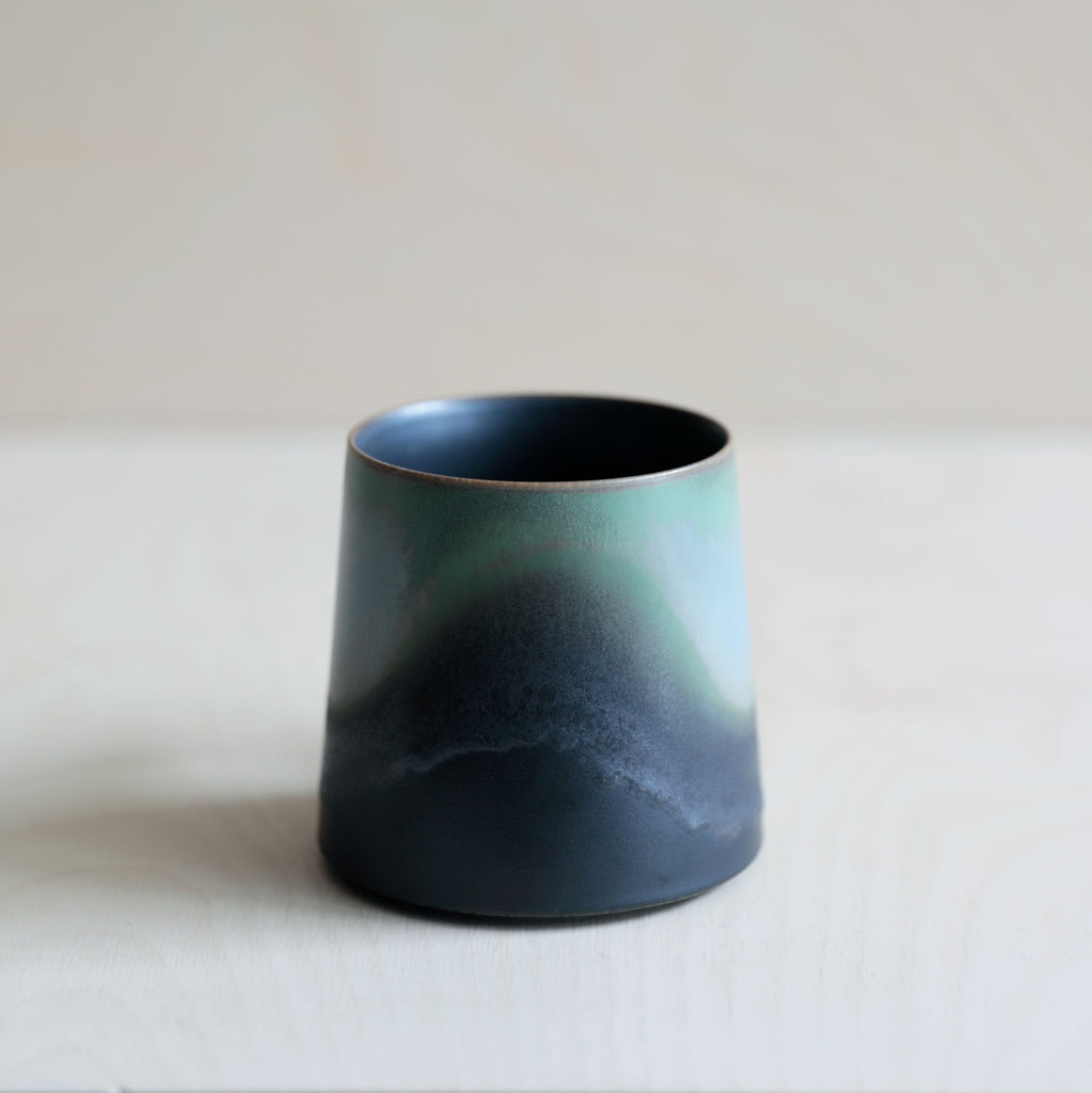 Porcelain Mountain Glaze Mug from Jingdezhen