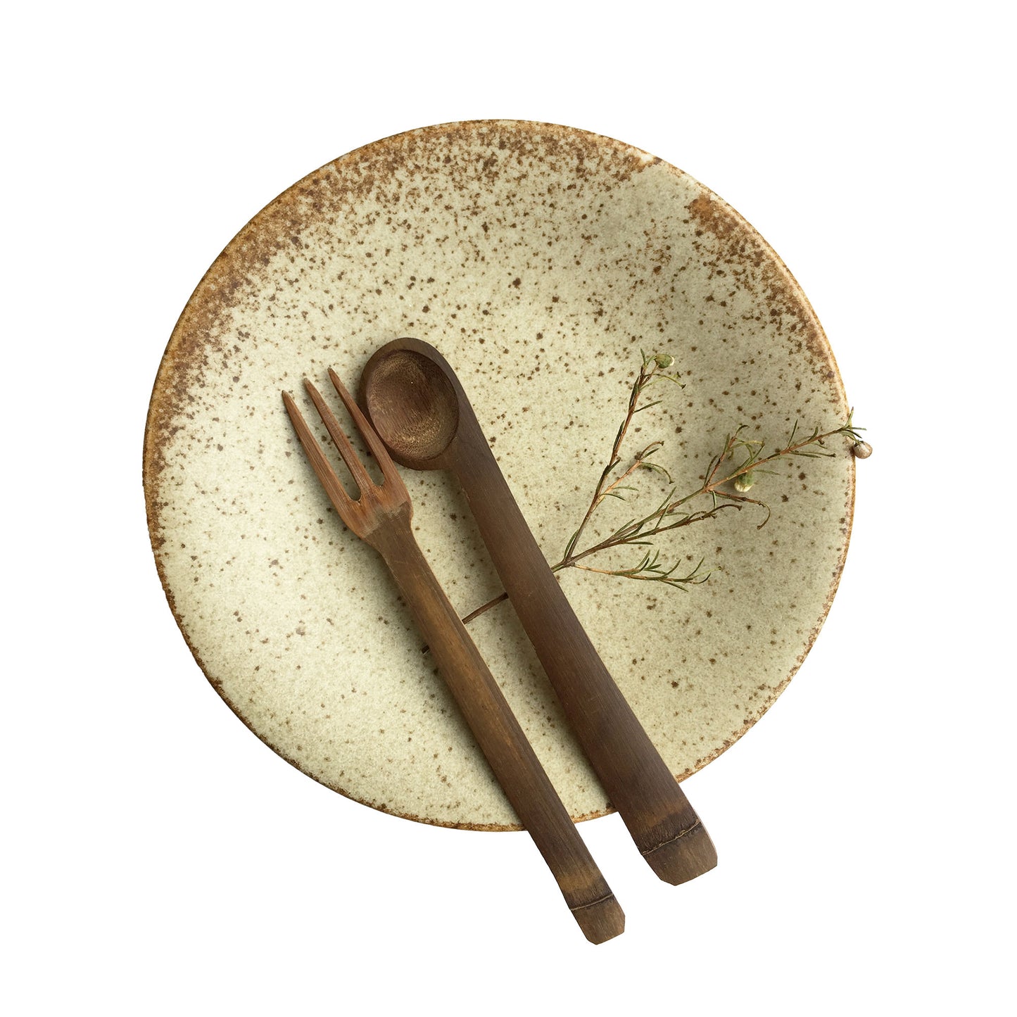 Hand Carved Bamboo Fork