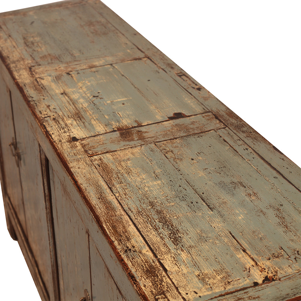 Vintage Chinese Grey Sideboard from Gansu