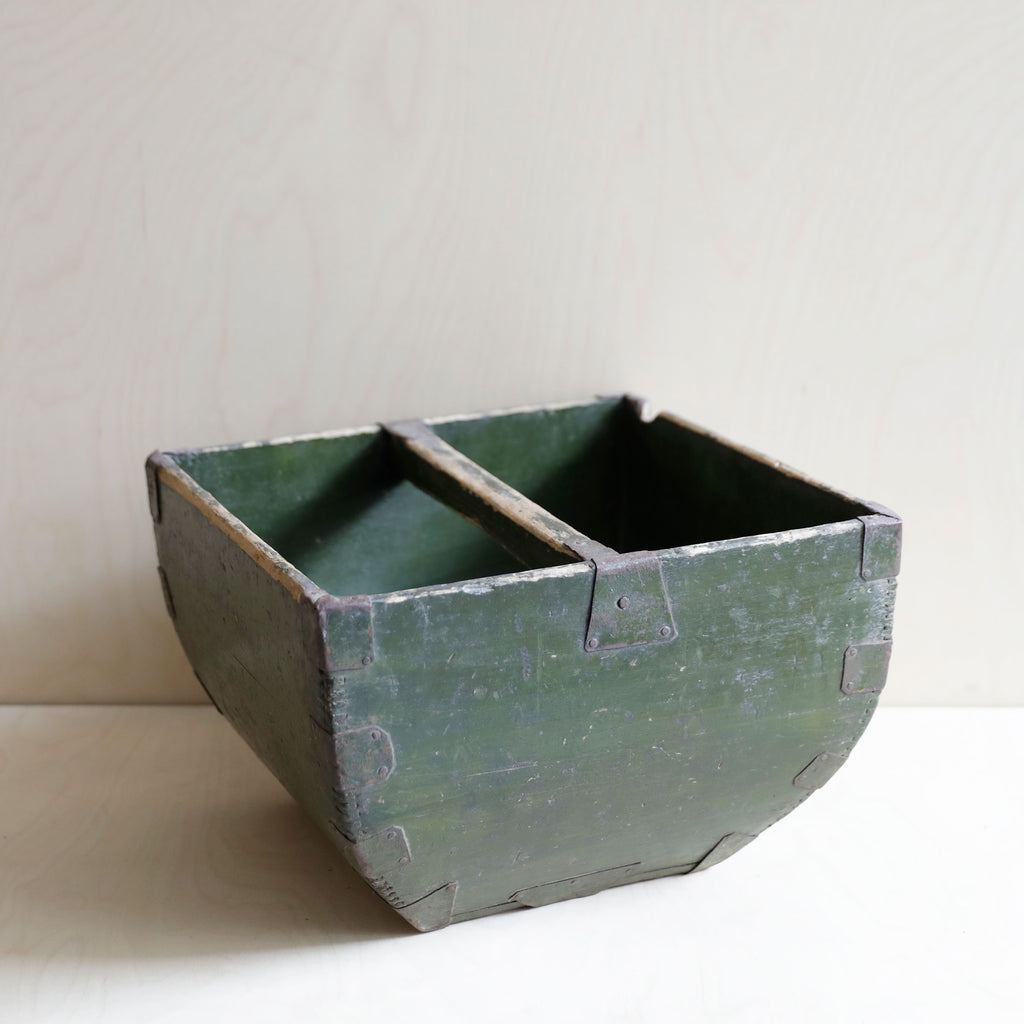 Vintage Wooden Rice Bucket No 03