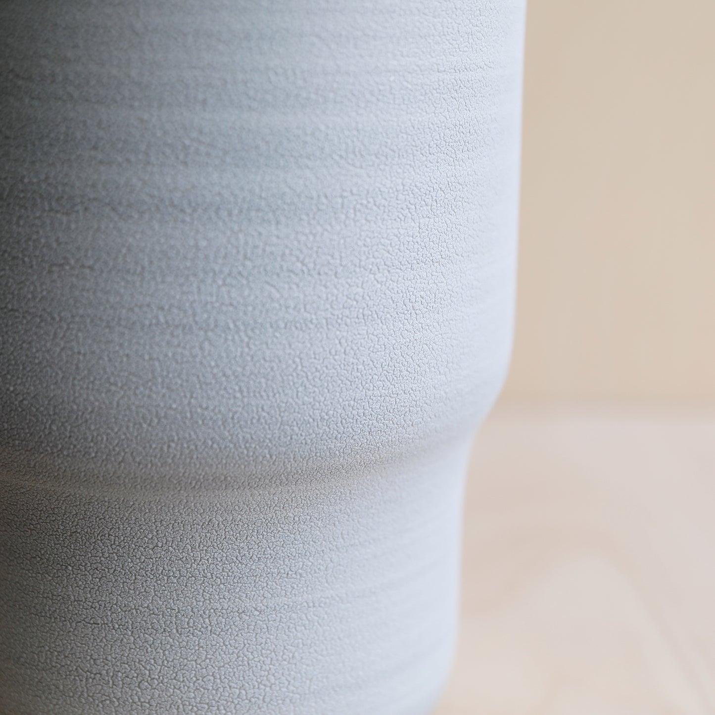 White Textured Vase