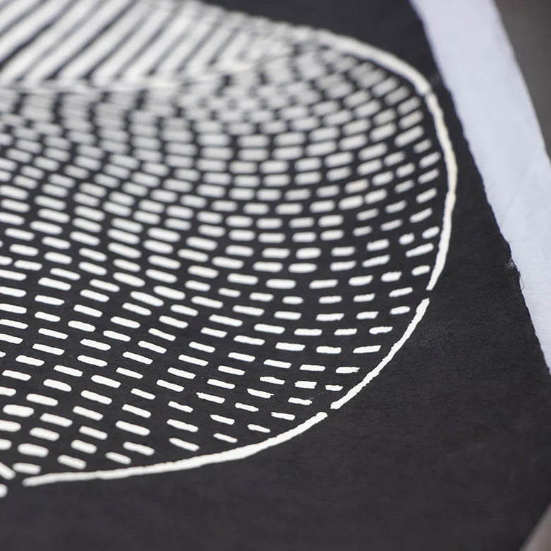 French Linen Furoshiki Cloth - Farm Ecru