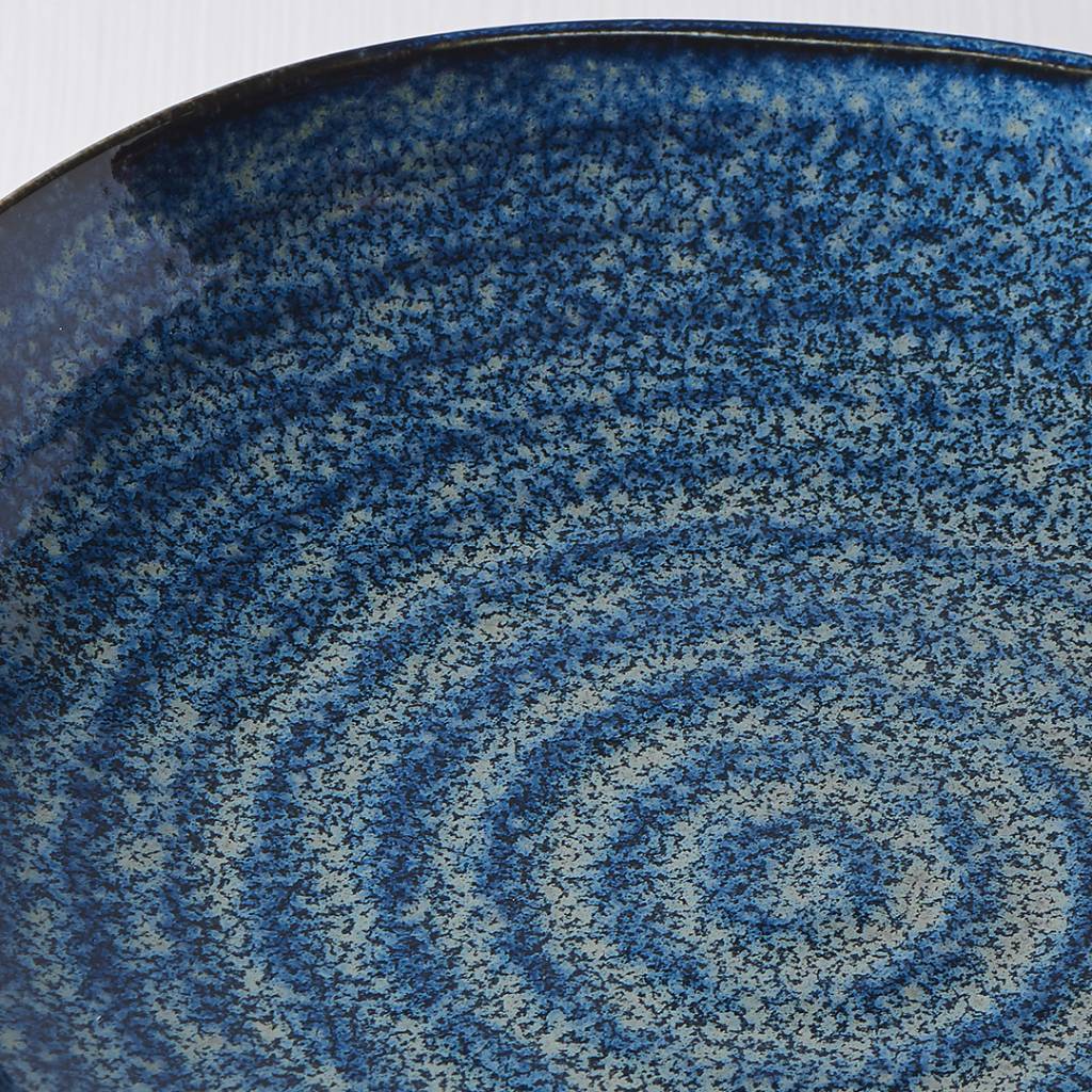 Indigo Blue Uneven Plate