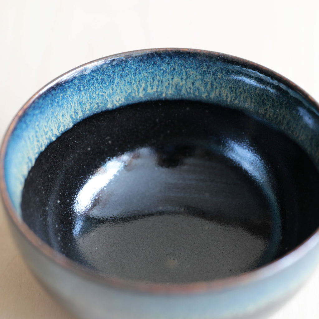 Tenmoku Ceramic Soup Bowl