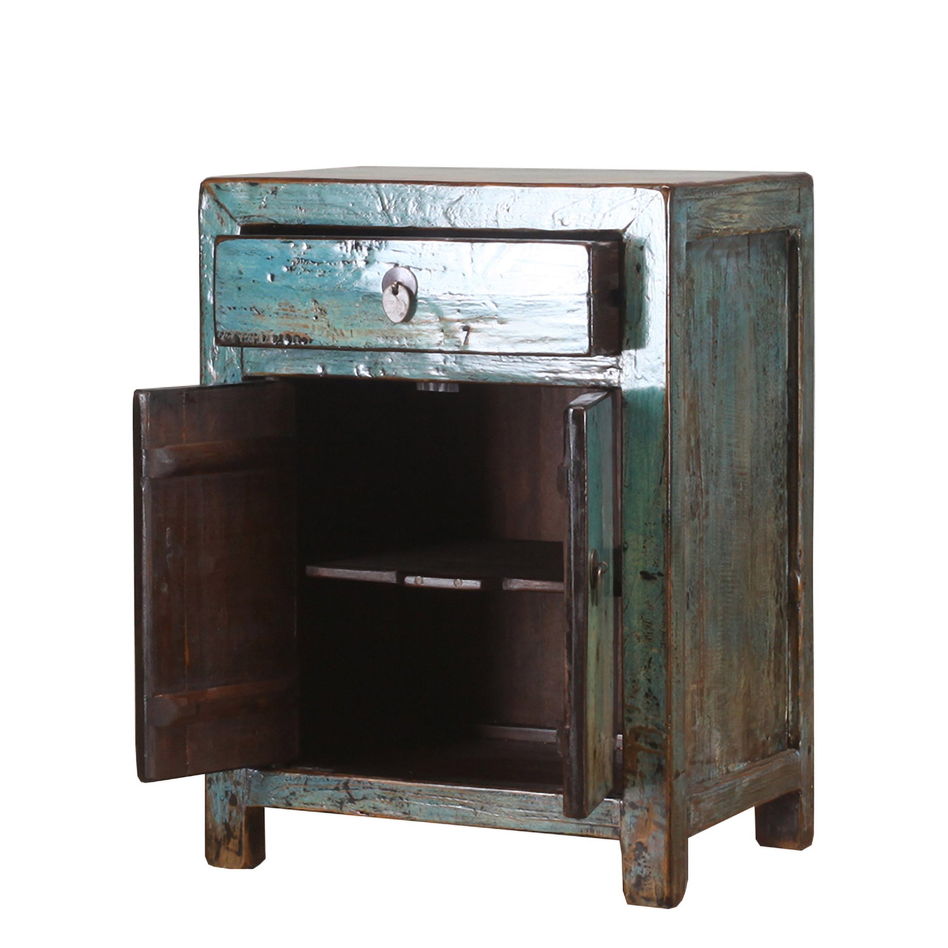 Rouge small Chinese Cabinet blue 01 open