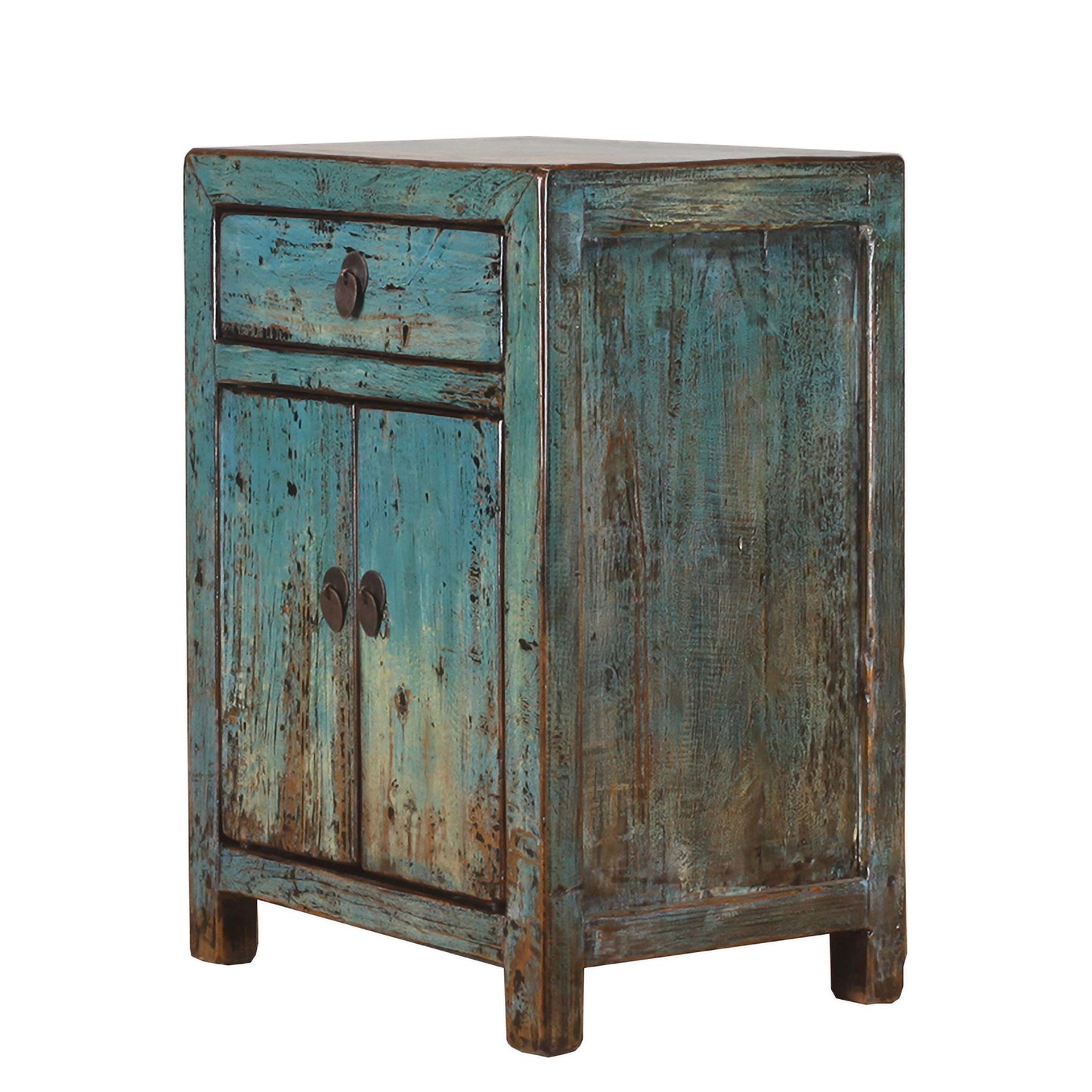 Rouge small Chinese Cabinet blue 01 side