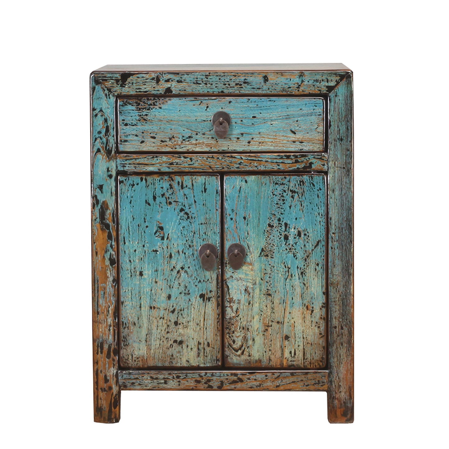 Rouge small Chinese Cabinet blue 02 front