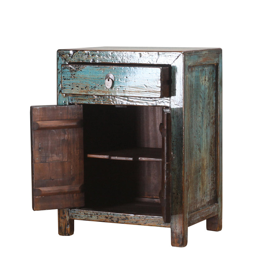 Rouge small Chinese Cabinet blue 02 open