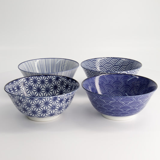 Nippon Blue Four Bowl Gift Set
