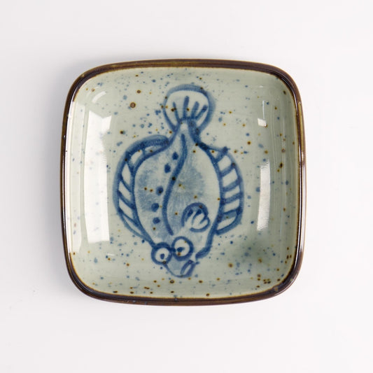 Square Sauce Dish - Flounder Fish