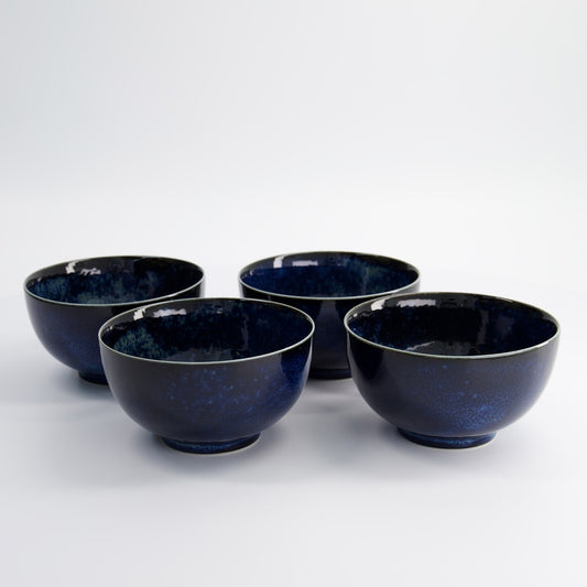 Indigo Blue Four Bowl Gift Set