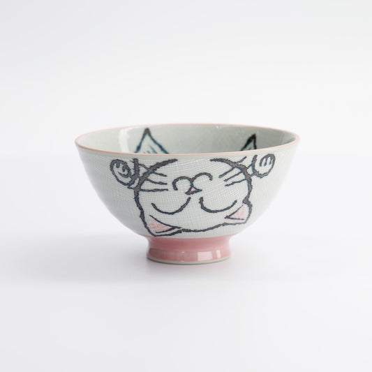 Cat Rice Bowl - Pink & Blue