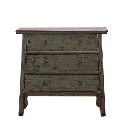 Vintage Chinese Grey Chest of drawers from Shandong