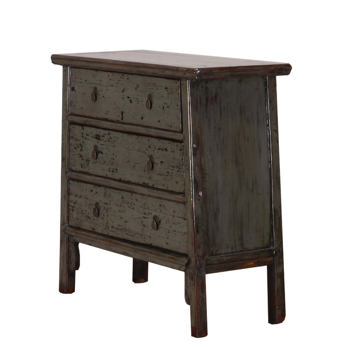 Vintage Chinese Grey Chest of drawers from Shandong