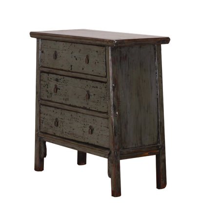 Vintage Chinese Grey Chest of drawers from Shandong