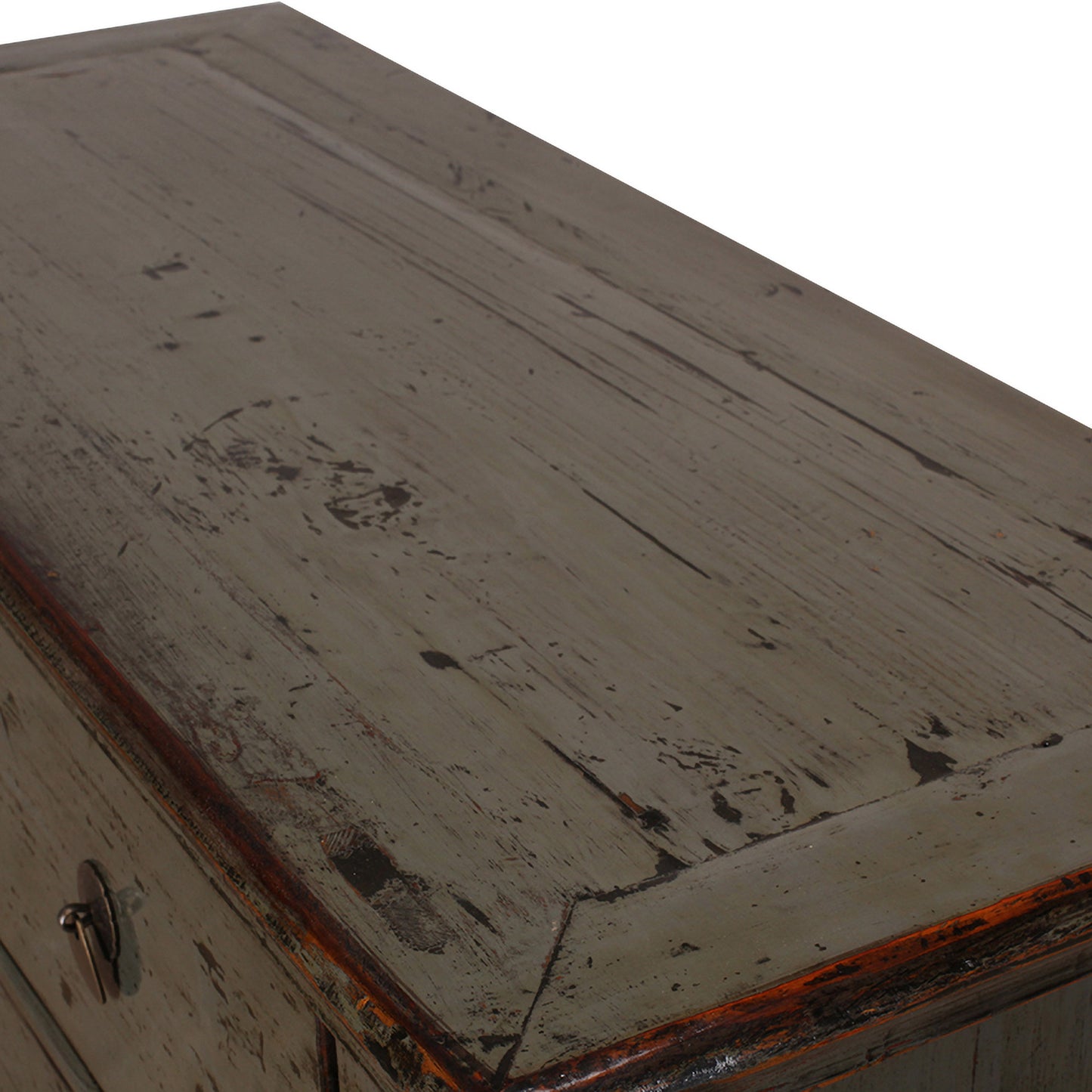 Vintage Chinese Grey Chest of drawers from Shandong