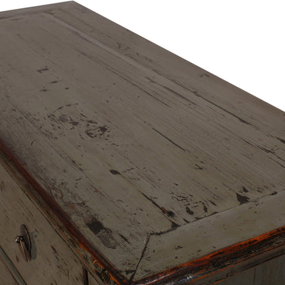 Vintage Chinese Grey Chest of drawers from Shandong