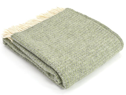 Lifestyle Illusion Throw - Green & Grey