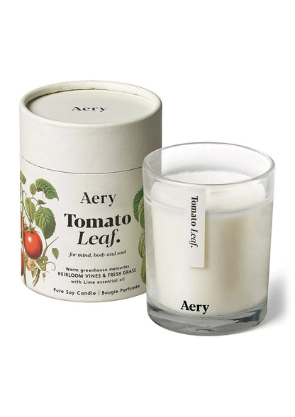 Tomato Leaf Scented Candle- Heirloom Vines and Fresh Grass - Rouge