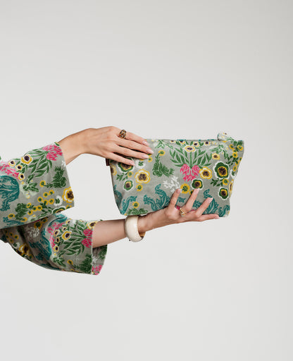 Large Cotton Cosmetics Bag - Swainston Green