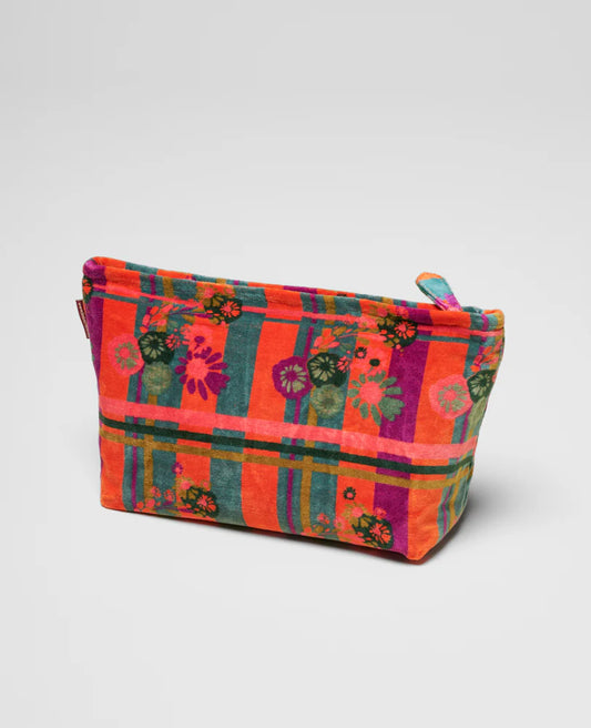 Large Cotton Cosmetics Bag - Dundee Orange