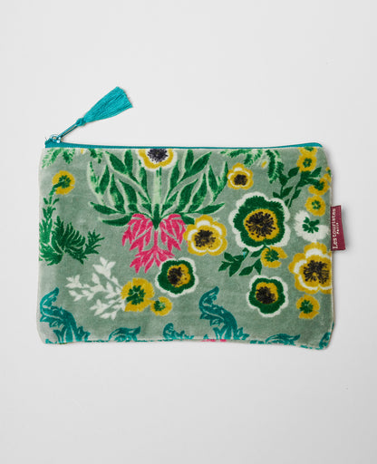 Medium Zipped Pouch - Swainston Green