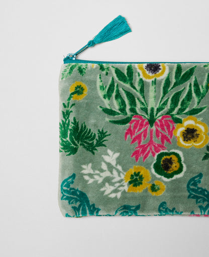 Medium Zipped Pouch - Swainston Green