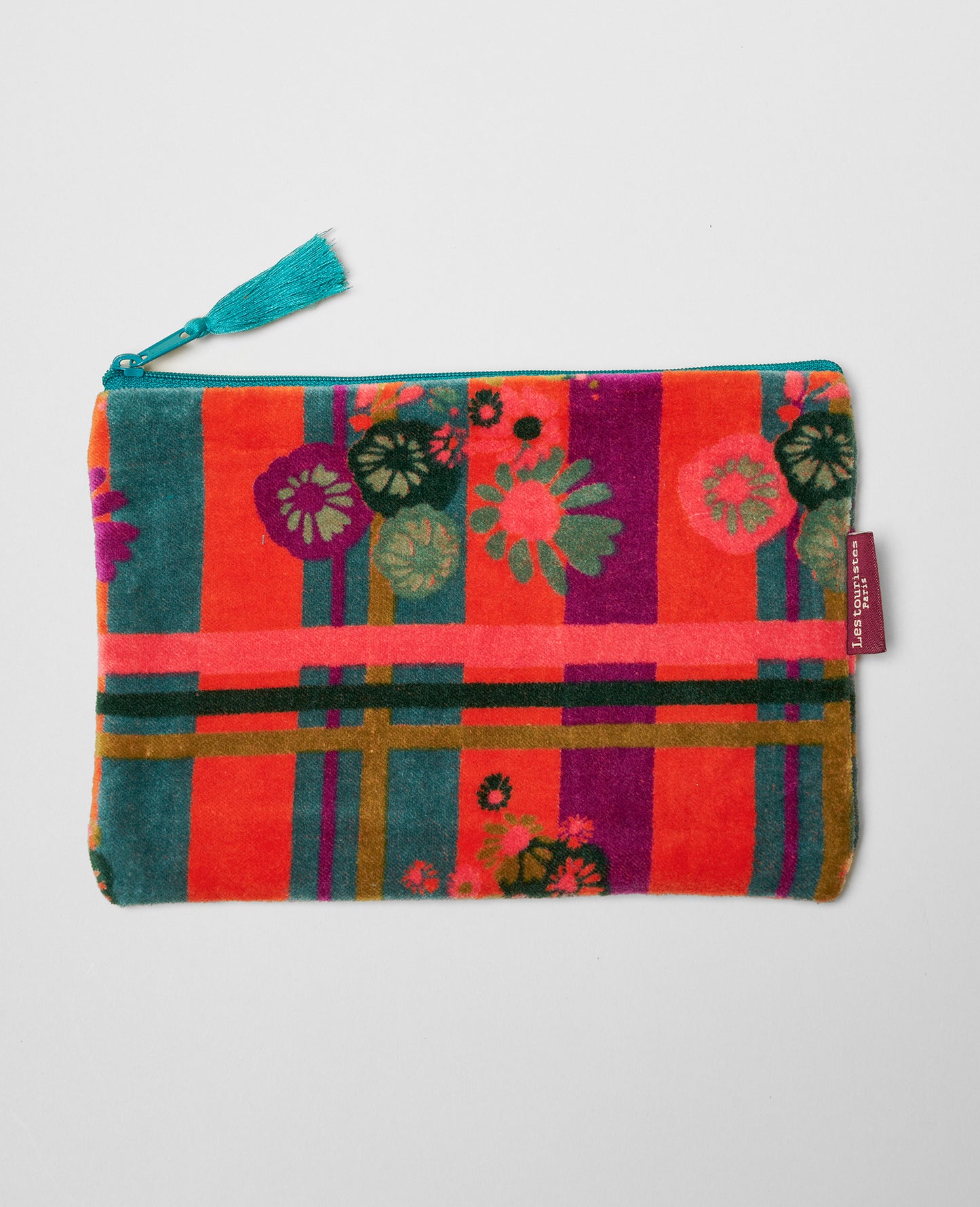 Medium Zipped Pouch - Dundee Orange