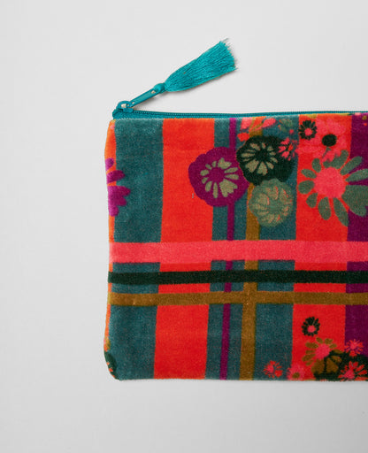 Medium Zipped Pouch - Dundee Orange