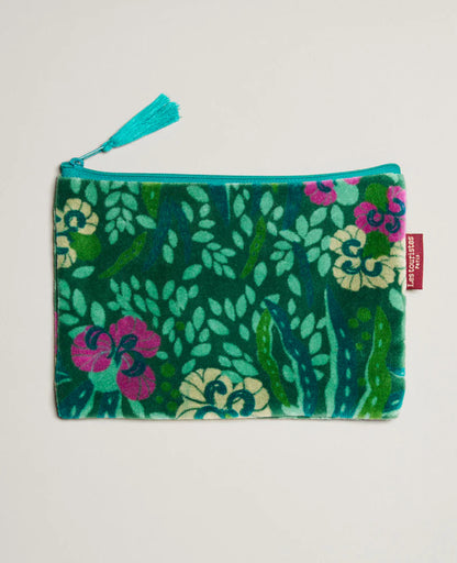 Medium Zipped Pouch - Allegria green