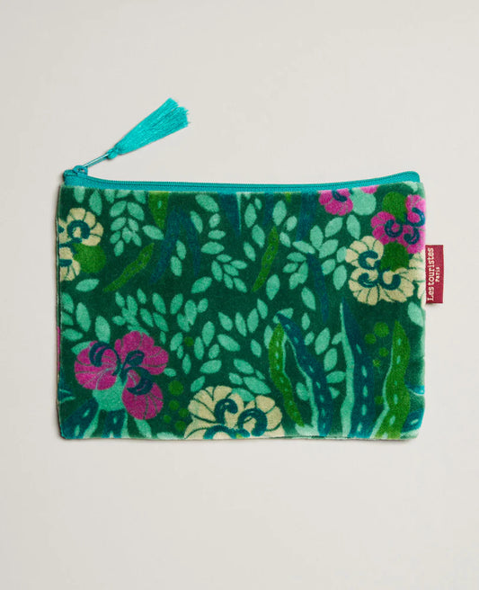 Medium Zipped Pouch - Allegria green